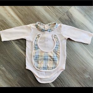 newborn burberry onesie